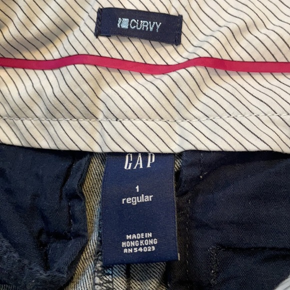 Gap curvy jeans dark wash jr women’s size 1 regular Flare low rise RN 54023 EUC - Picture 14 of 16